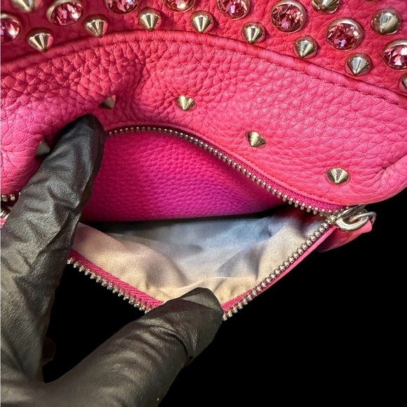 MCM Stark Small Stud Leather Backpack Pink (A421) - Picture 10 of 13